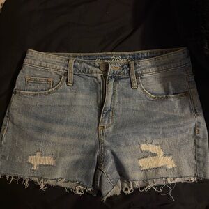 Universal Thread Light Blue Distressed Jean Shorts